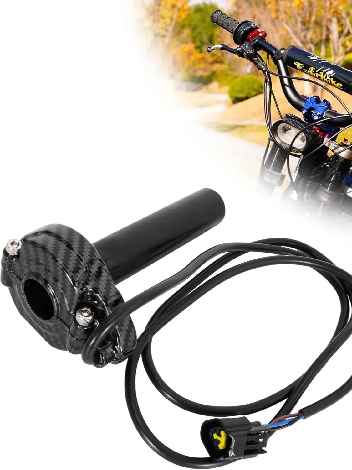 22Mm Motorcycle Throttle Turn Grip Handlebar Accelerated Handle Throttle for Sur-Ron Surron Sur Ron Light Bee S X Dirt Bike