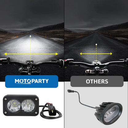 Floodlight Headlight Kit for Sur Ron Talaria Sting R MX4 PC Lens Motorcycle Light Bar Headlamp Waterproof